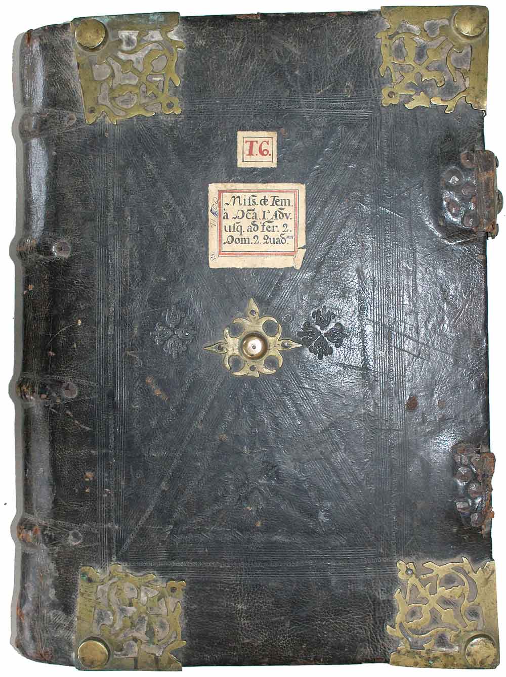 Antiphonar. Lateinische Notenhandschrift auf Pergament, wohl Spanien 18. Jh. Imp.Fol. (ca. 55 x 40