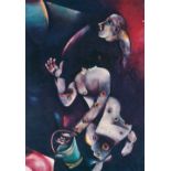 Hommage à Marc Chagall. Vorwort von San Lazzaro. Luzer u. Stgt. 1976. 4°. Mit 1 Orig.-Lithogr. u.