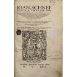 Schneidewein, Johann. In quatuor Institvtionvm Imperialium D. Iustiniani libros, Commentarii, nunc