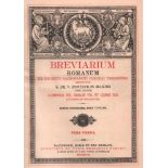 Breviarium Romanum ex decrto sacrosancti concilii tridentini ... 12. Auflage. Regensburg, Pustet,