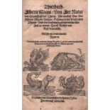 Albertus Magnus, Thierbuch. Von Art Natur und Eygenschafft der Thierer, Als nemlich Von