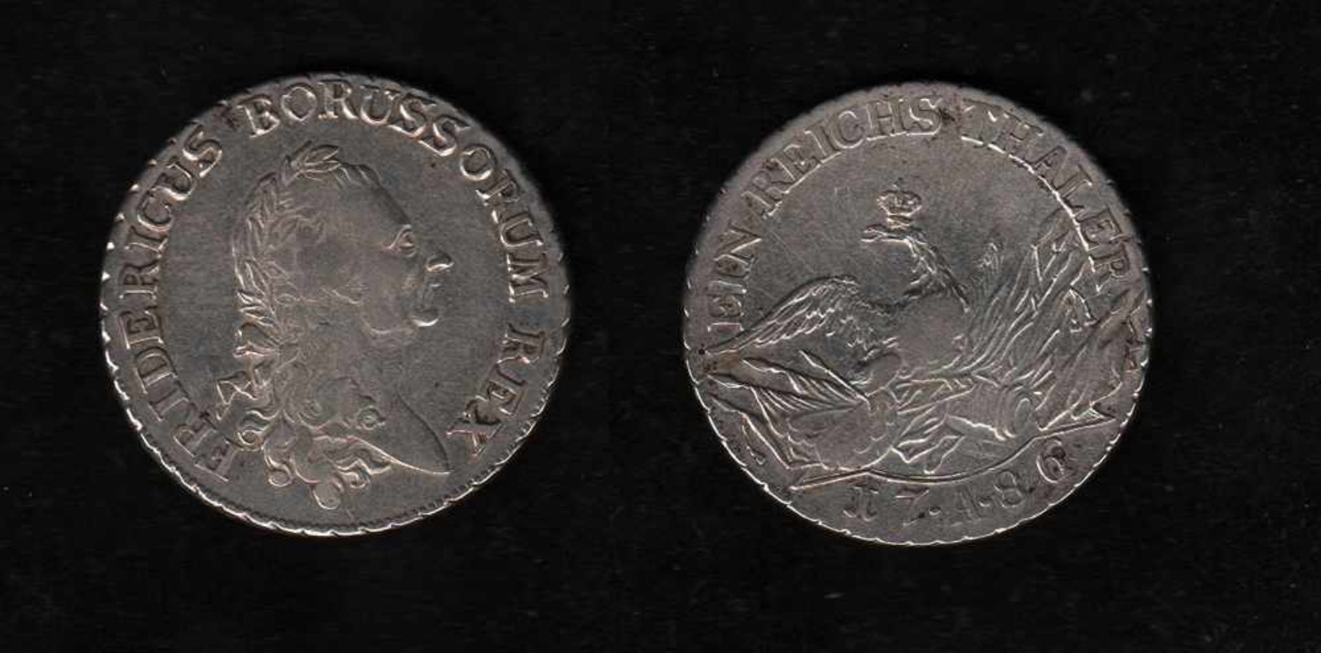 # Preußen. Silbermünze. 1 Taler. Friedrich der Große, König von Preußen (1712 - 1786). A 1786.