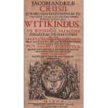 Crusius, Jakob Andreas. Witikindus. Sive de Witikindi ... nec non libertatis Germanicae diuturno