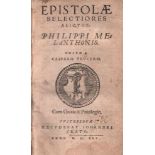 Melanchthon, Philipp. Epistolae selectiores aliquot. Editae a Casparo Peucero. Wittenberg, Crato,