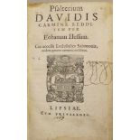 Hessus, Helius Eobanus. Psalterium Davidis carmine redditum ... Cui accessit ecclesiates