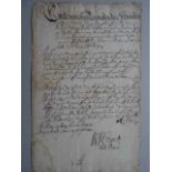 Karl XII. (König von Schweden; Stockholm 1682 - 1718 Frederikshald). Handschriftliches Mandatum,