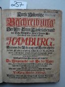 Hamburg.- Adelungk, W. H. Kurtze historische Beschreibung der Uhr-Alten Kayserlichen und des Heil.