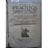 Recht.- Aureliaco, Petrus Jacobi de. Aurea practica libellorum, petri iacobi aurelianensis...