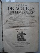 Recht.- Aureliaco, Petrus Jacobi de. Aurea practica libellorum, petri iacobi aurelianensis...