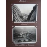 Fotoalbum.- Linienschiff Elsass. Mittelmeer-Reise 1926. Album mit 45 Originalfotografien. Lwd.-Album