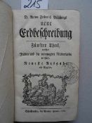 Büsching, A.F. Neue Erdbeschreibung. Vierter (und) Fünfter Theil. Neueste Ausgabe. Schaffhausen,