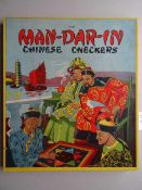 Spiele.- Man-Dar-In Chinese Checkers. Gesellschaftsspiel. New York, Baldwin, um 1940. Farbiges