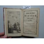 (Bahrdt, C.F.). Kirchen- und Ketzer-Almanach aufs Jahr 1781. Häresiopel, Ekklesia pressa (d.i.