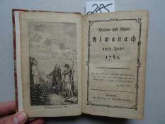 (Bahrdt, C.F.). Kirchen- und Ketzer-Almanach aufs Jahr 1781. Häresiopel, Ekklesia pressa (d.i.