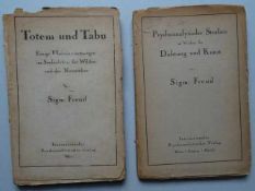 Medizin.- Freud, S. 3 Werke aus den Jahren 1901-25. Gr.-8°. OBrosch.-Bde. (gebräunt, Deckel teils