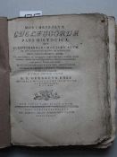 Welfen.- Hess, G. Monumentorum Guelficorum pars historica. (Kempten), Campidonae, 1786. 8 Bll.,