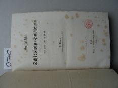 Geschichte.- 2 Werke zur Geschichte Schleswig-Holsteins aus dem Jahr 1864. Marmor. Hldr.-Bde. d. Zt.