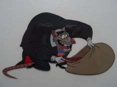 Walt Disney.- The Great Mouse Detective. Professor Ratigan. Kolor. Zeichnung auf Zelluloid bei The