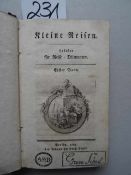 (Reichard, H.A.O. Hrsg.). Kleine Reisen. Lektüre für Reise-Dilettanten. Bde. 1, 3 und 5-8 in zus.