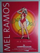 Ramos, Mel (Sacramento, Kalifornien 1935). Devil Doll, 1997. Farb. Offsetdruck. Plakat zur