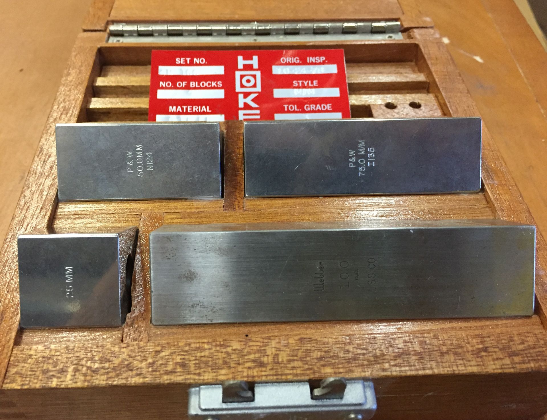 Precision Pratt and Whitney Colt Industries Gauge Blocks - Image 2 of 4