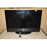Luxor 46" flat screen TV with remote control