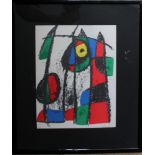 Joan Miró i Ferrà (1893-1983), Two abstract colour graphics on paper, possibly hand signed, one