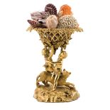 An English ormolu dessert stand