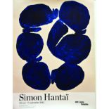 Simon Hantai Centre Georges Pompidou 2013 HANTAÏ SIMON Moutot Montrouge 1 Affiche Non-Entoilée /