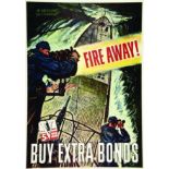 Fire away Buy Extra Bonds, for the 5th War Loan 1944 SCHREIBER U.S. Government printing office