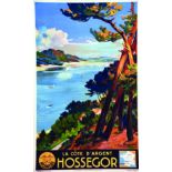 Hossegor 1937 CHAMPSEIX E. PAUL Lucien Serre & Cie Paris Affiche Entoilée. / Poster on linen B.E.