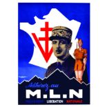 Grenoble: Le jour de la Libération de la ville le 22/08/44 - Adhérez au MLN 22 Août 1944 GORDE