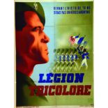 Légion Tricolore - LVF 1942 ERIC Légion Tricolore Paris 1 Affiche Non-Entoilée / Poster on Paper not