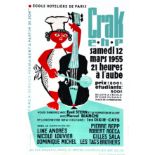 Bal de l'Ecole Hotelière de Paris 1955 GUIRE - VAKA M. Collège Technique Estienne 1 Affiche Non-