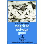 Maison de la Culture Bourges Magritte Delvaux Gnoli 1972 Bourges (Cher) DELVAUX PAUL Desquand 1