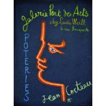 Jean Cocteau Poteries - Galerie Lucie Weill vers 1950 COCTEAU JEAN Mourlot 1 Affiche Non-