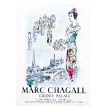 Marc Chagall - Grand Palais 1969 CHAGALL MARC 1969 - 1970. Mourlot Aff. Entoillée B.E. B + petites