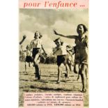 Pour l'Enfance 1941-1942 1941-1942 PHOTO: DOISNEAU ORAFF Paris 1 Affiche Non-Entoilée / Poster on