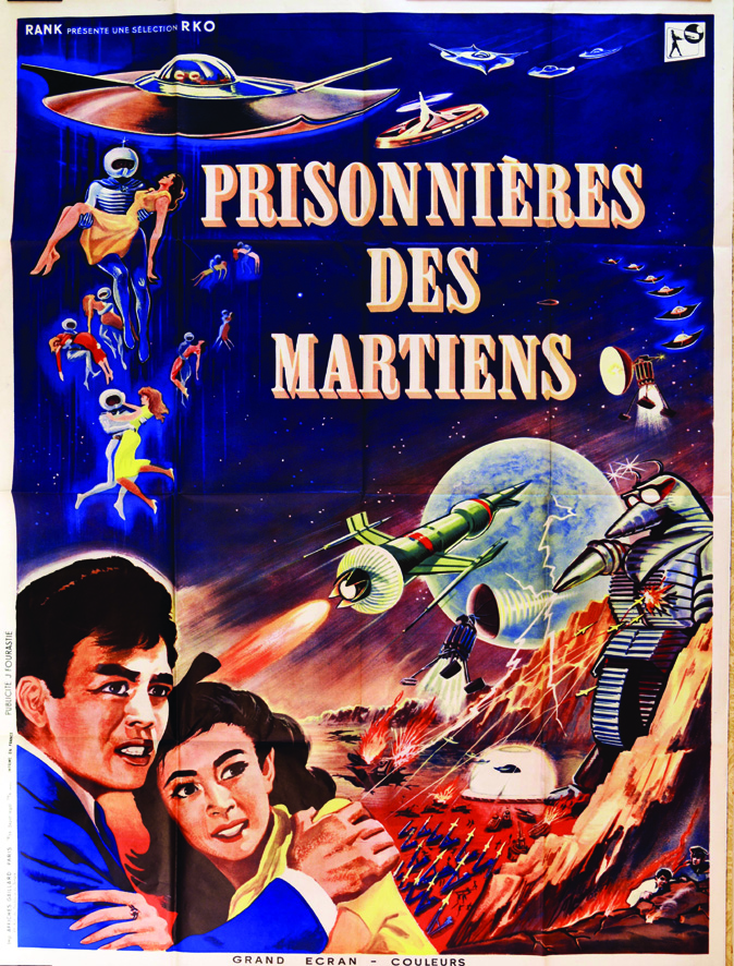 Prisonières des Martiens 1959 Affiches Gailllard Paris 1 Affiche Non-Entoilée / Poster on Paper