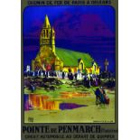 Pointe de Penmarch 1926 Finistère ALO Circuit automobile au départ de Quimper. Chapelle N. D. de