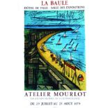 La Baule 1979 BUFFET BERNARD Atelier Mourlot. 1979 Mourlot 1 Affiche Non-Entoilée / Poster on