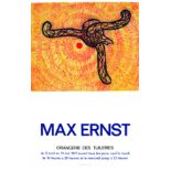 Max Ernst 1971 ERNST MAX Orangerie des Tuileries du 2 avril au 31 mai 1971. Pierre Chave Vence