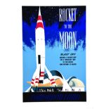 Rocket to the Moon vers 1980 DISNEY WALT STUDIOS 1 Affiche Non-Entoilée / Poster on Paper not