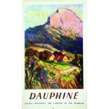 Dauphiné 1946 1946 KELSCH PAUL SNCF. Yves Alexandre Paris 1 Affiche Non-Entoilée / Poster on Paper