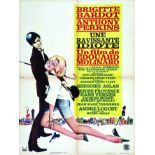 Brigitte Bardot - Une Ravissante Idiote HUREL Brigitte Bardot, Anthony Perkins - Un film d'Edouard