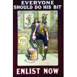 Everyoneshould do his bit 1915 LOW BARON Roberts & Leete London 1 Affiche Non-Entoilée / Poster on