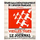 Grand Gala Cinématographique de l'Aviation Française vers 1920 Les Imprimeries Françaises Réunies