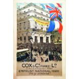 Cox & Cie 1920 GALLAND ANDRE Devambez Paris 1 Affiche Non-Entoilée / Poster on Paper not lined B.