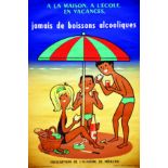 Jamais de Boissons Alcoolisées vers 1950 FIX-MASSEAU PIERRE Prescription de l' Académie de