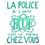 La Police à L'ORTF c'est la Police chez vous 1968 1 Affiche Non-Entoilée / Poster on Paper not lined